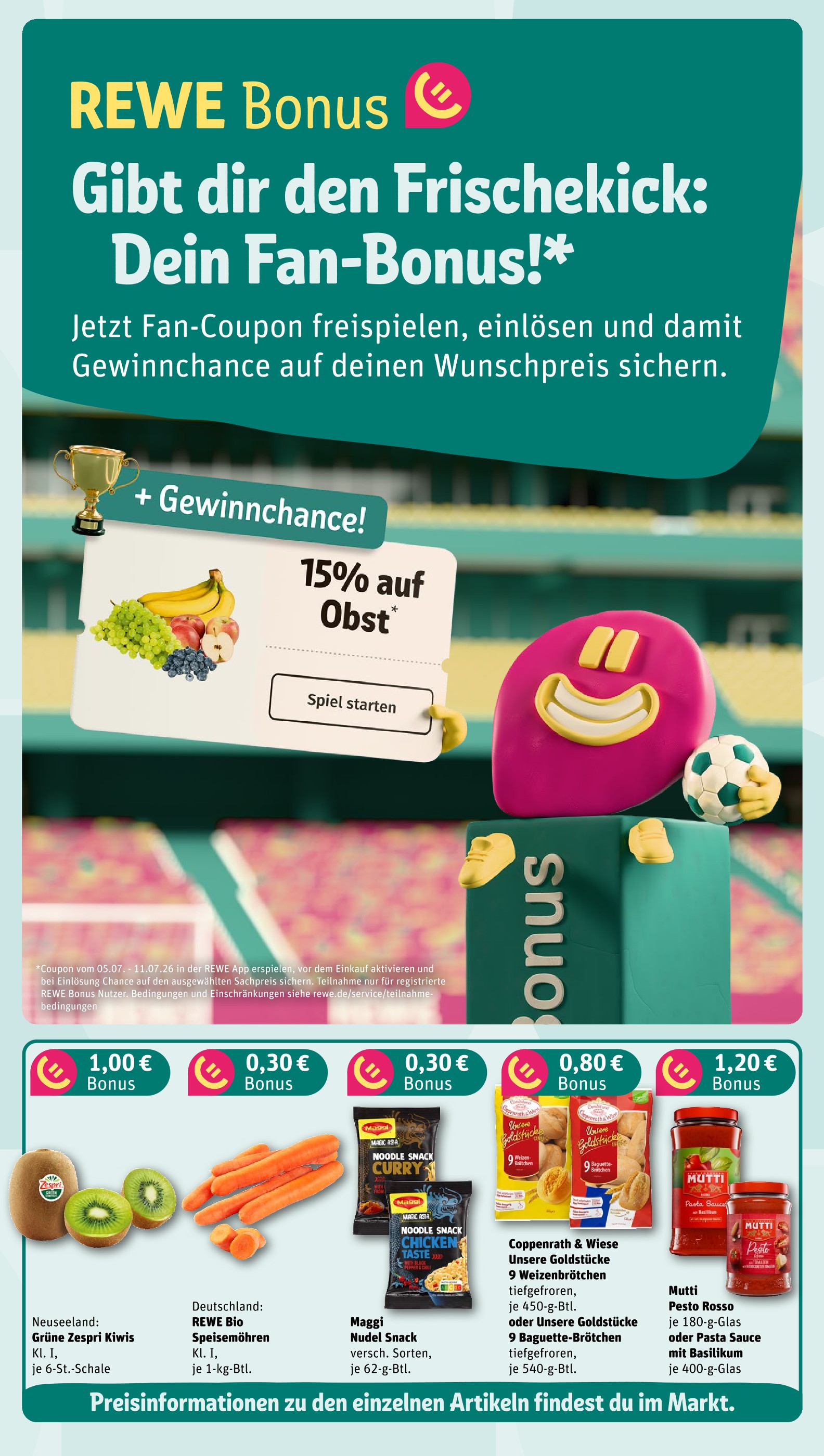 Wecker Angebot im aktuellen REWE Prospekt auf Seite 5